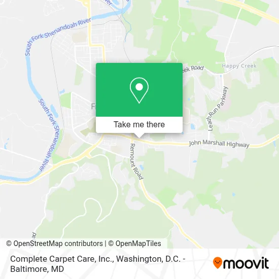 Complete Carpet Care, Inc. map