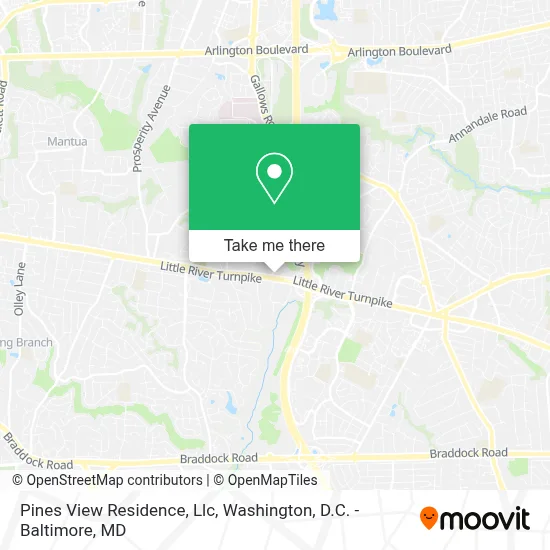 Pines View Residence, Llc map