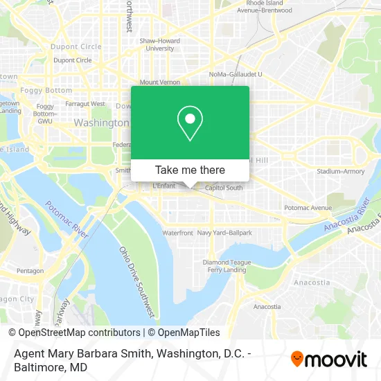 Agent Mary Barbara Smith map