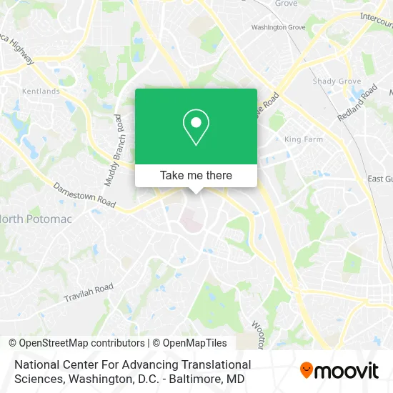 National Center For Advancing Translational Sciences map