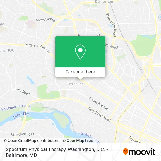 Spectrum Physical Therapy map