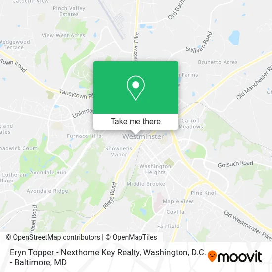 Eryn Topper - Nexthome Key Realty map