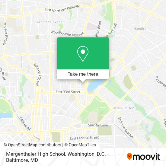 Mergenthaler High School map