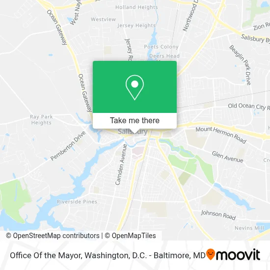 Office Of the Mayor map