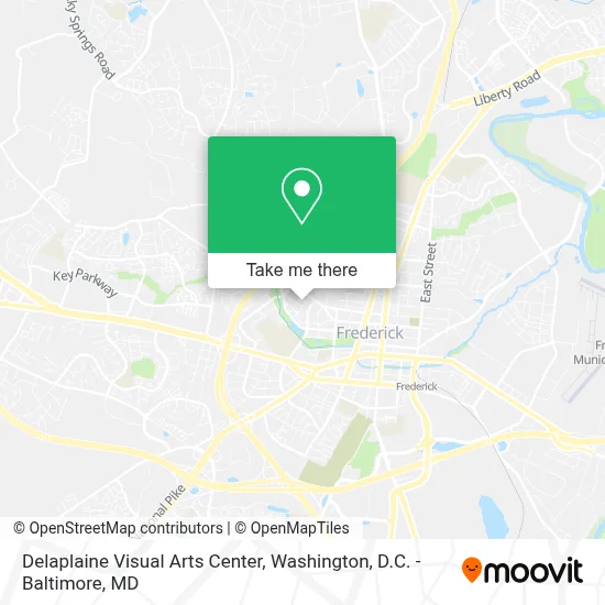 Delaplaine Visual Arts Center map