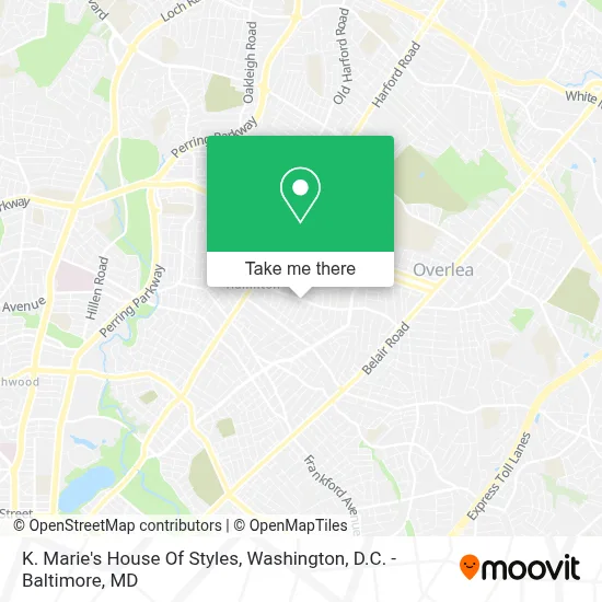 K. Marie's House Of Styles map