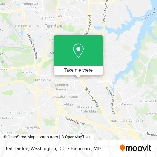 Eat Tastee map