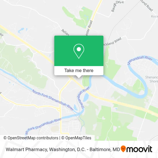 Walmart Pharmacy map