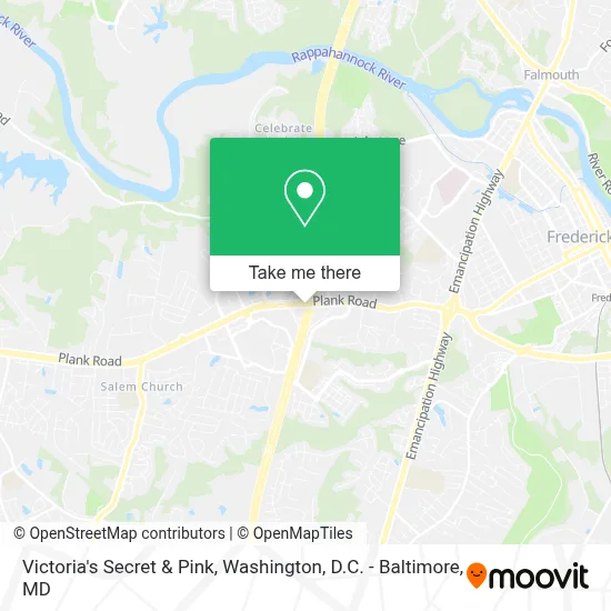 Victoria's Secret & Pink map
