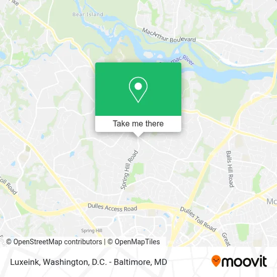 Luxeink map