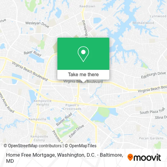 Home Free Mortgage map