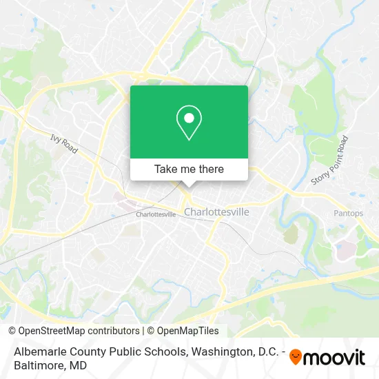 Albemarle County Public Schools map