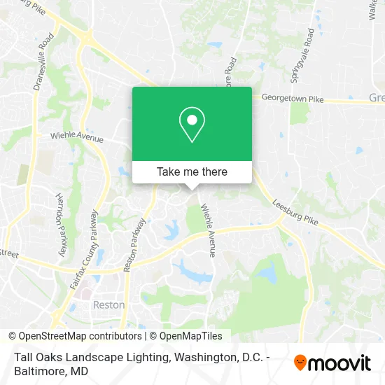 Tall Oaks Landscape Lighting map