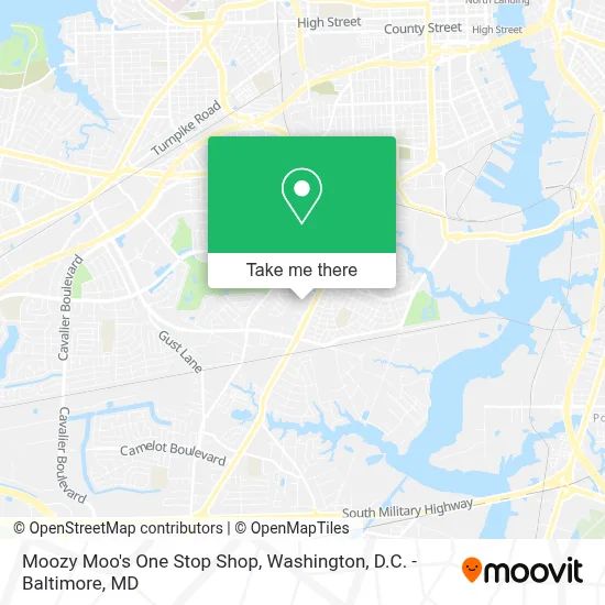 Moozy Moo's One Stop Shop map