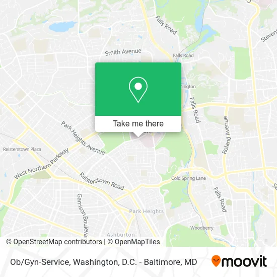 Ob/Gyn-Service map