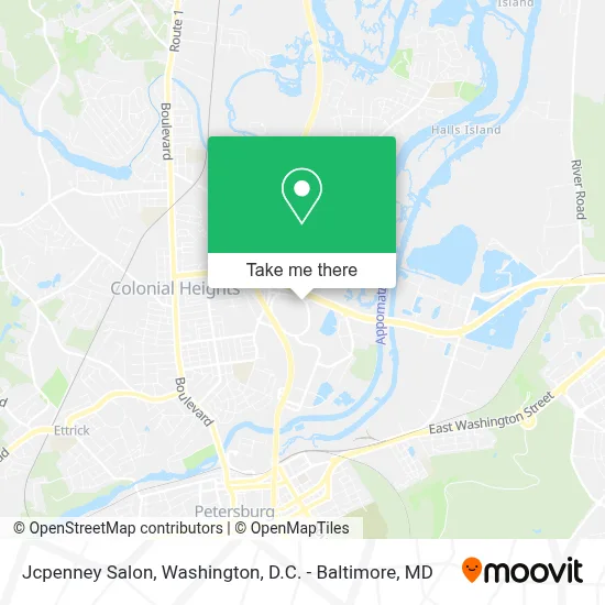 Jcpenney Salon map