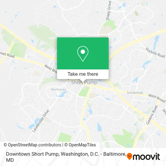 Downtown Short Pump map