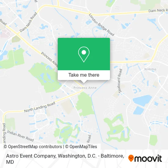 Astro Event Company map