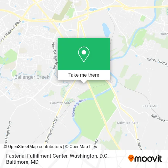 Fastenal Fulfillment Center map