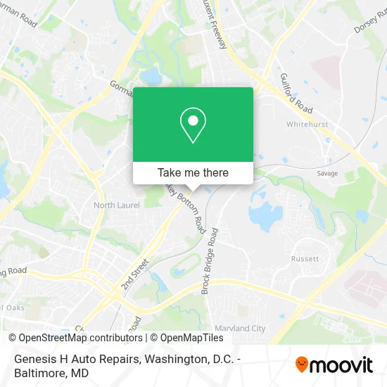 Genesis H Auto Repairs map