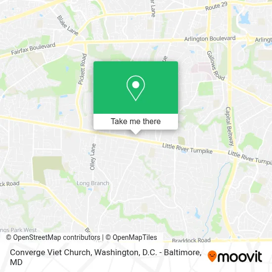 Converge Viet Church map