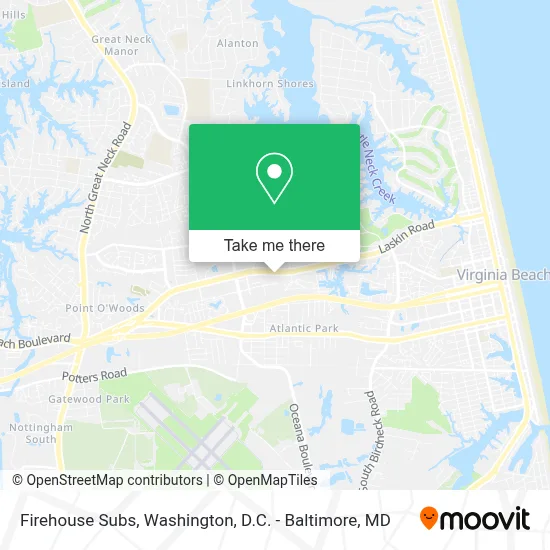 Firehouse Subs map