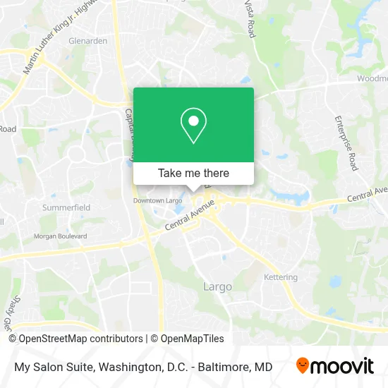 My Salon Suite map
