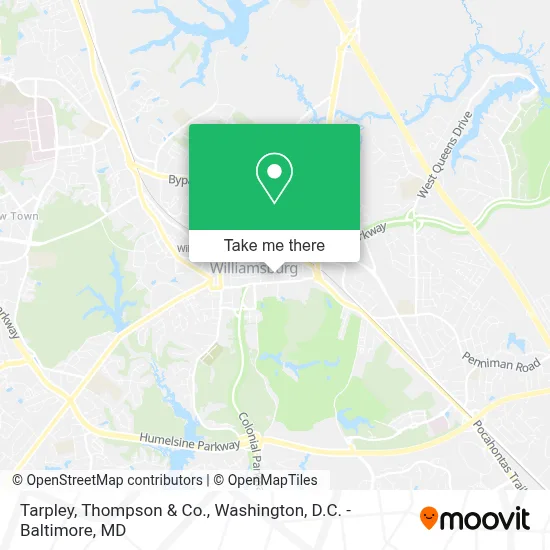 Tarpley, Thompson & Co. map