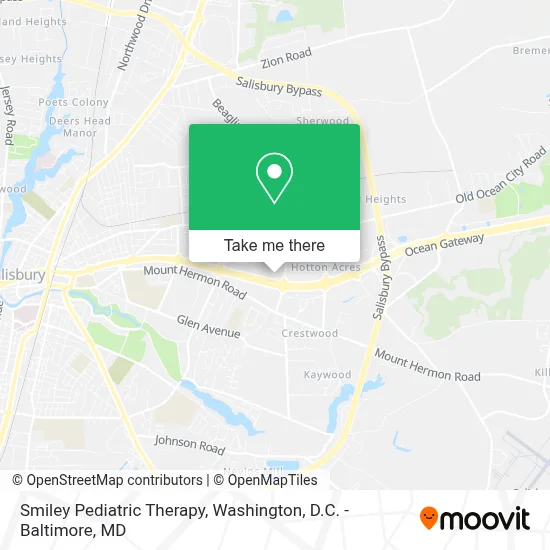 Smiley Pediatric Therapy map