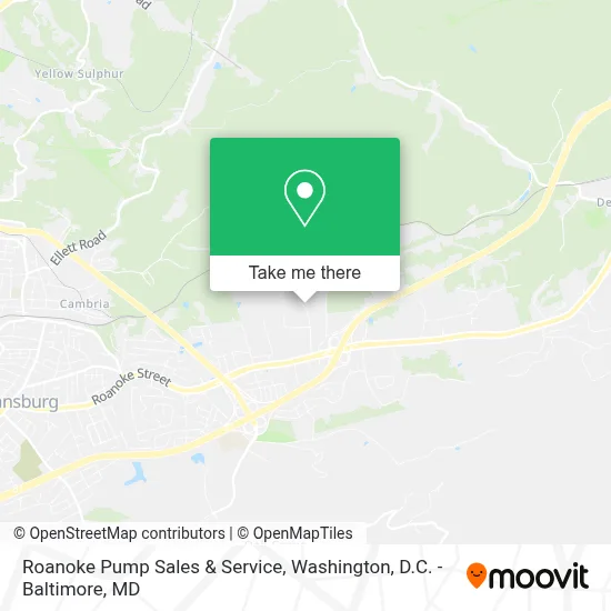 Roanoke Pump Sales & Service map