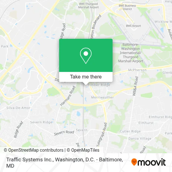 Traffic Systems Inc. map