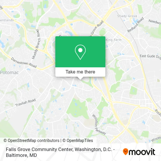 Falls Grove Community Center map