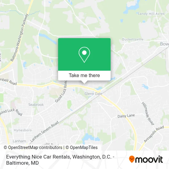Everything Nice Car Rentals map
