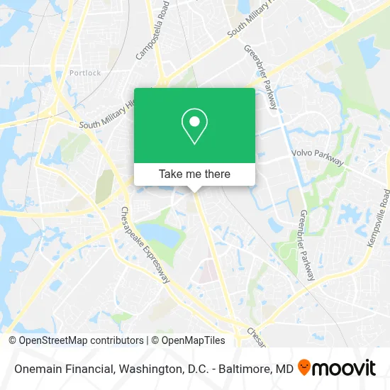 Onemain Financial map