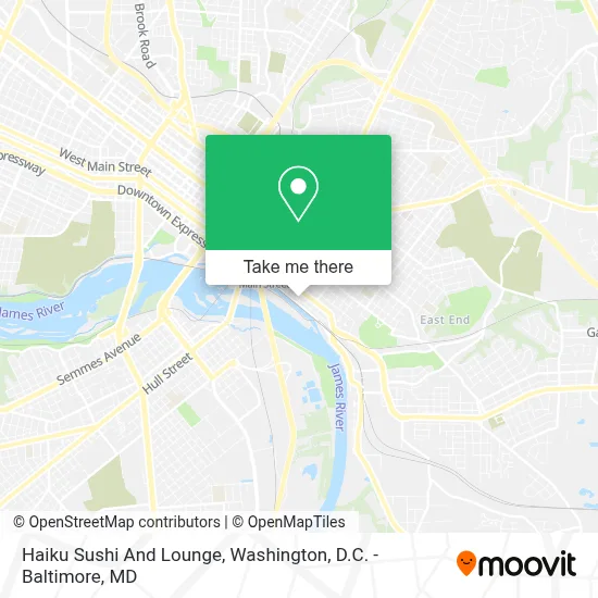 Haiku Sushi And Lounge map