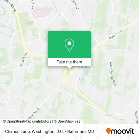Chance Lane map
