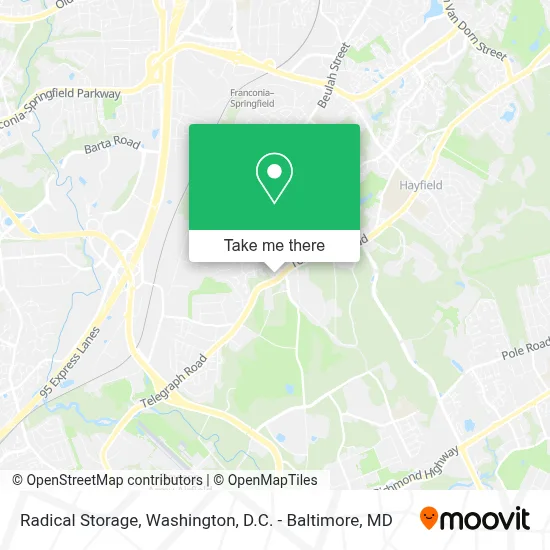 Radical Storage map