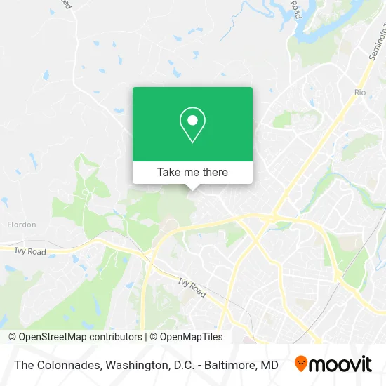 The Colonnades map