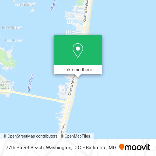 77th Street Beach map