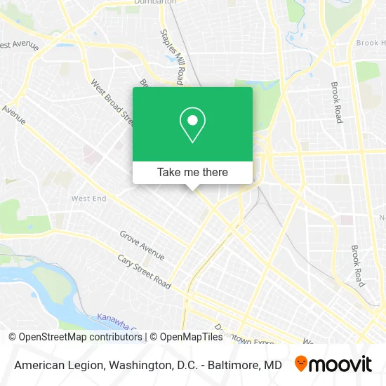 American Legion map