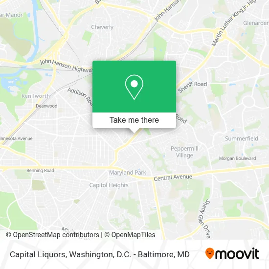 Capital Liquors map