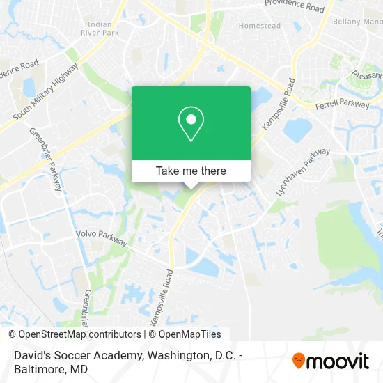 David's Soccer Academy map