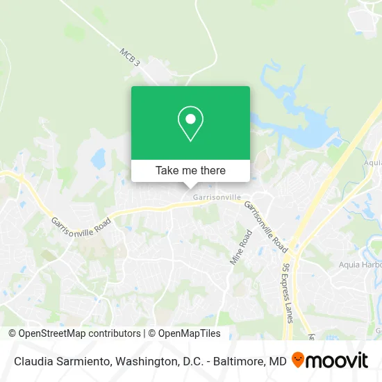 Claudia Sarmiento map