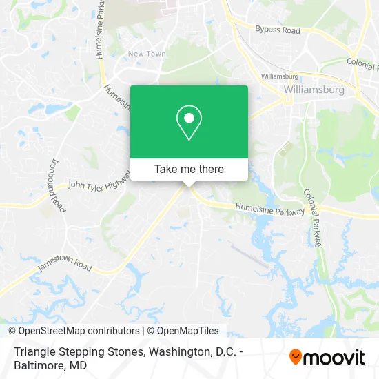 Triangle Stepping Stones map