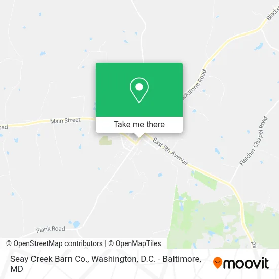 Seay Creek Barn Co. map
