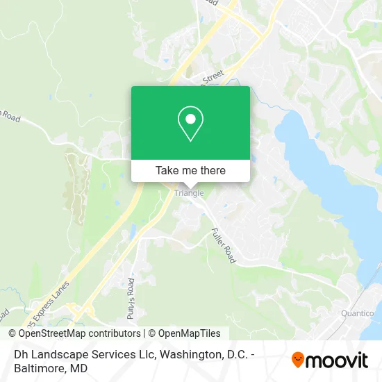 Dh Landscape Services Llc map
