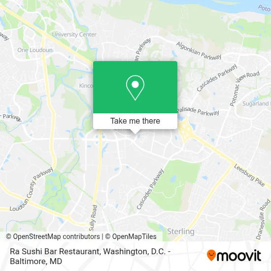 Ra Sushi Bar Restaurant map