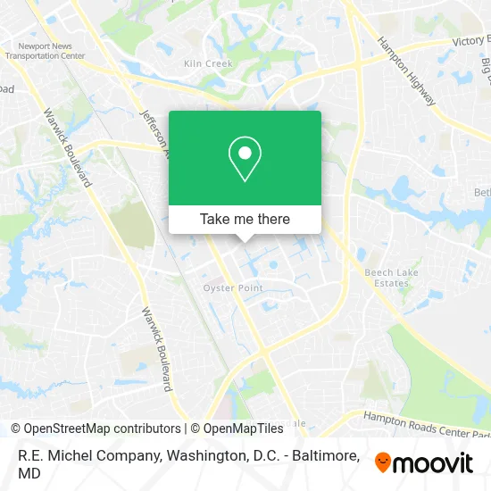 R.E. Michel Company map