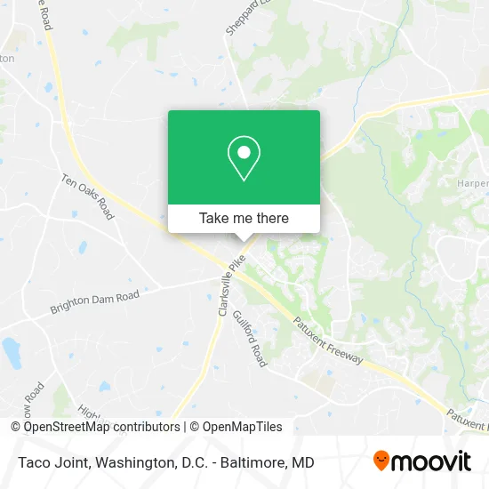 Taco Joint map