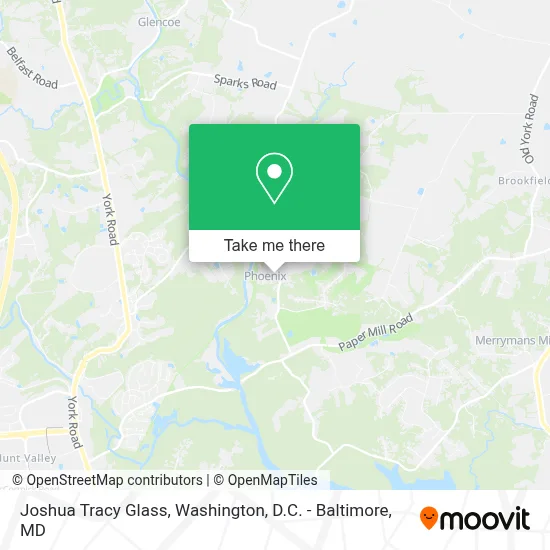 Joshua Tracy Glass map